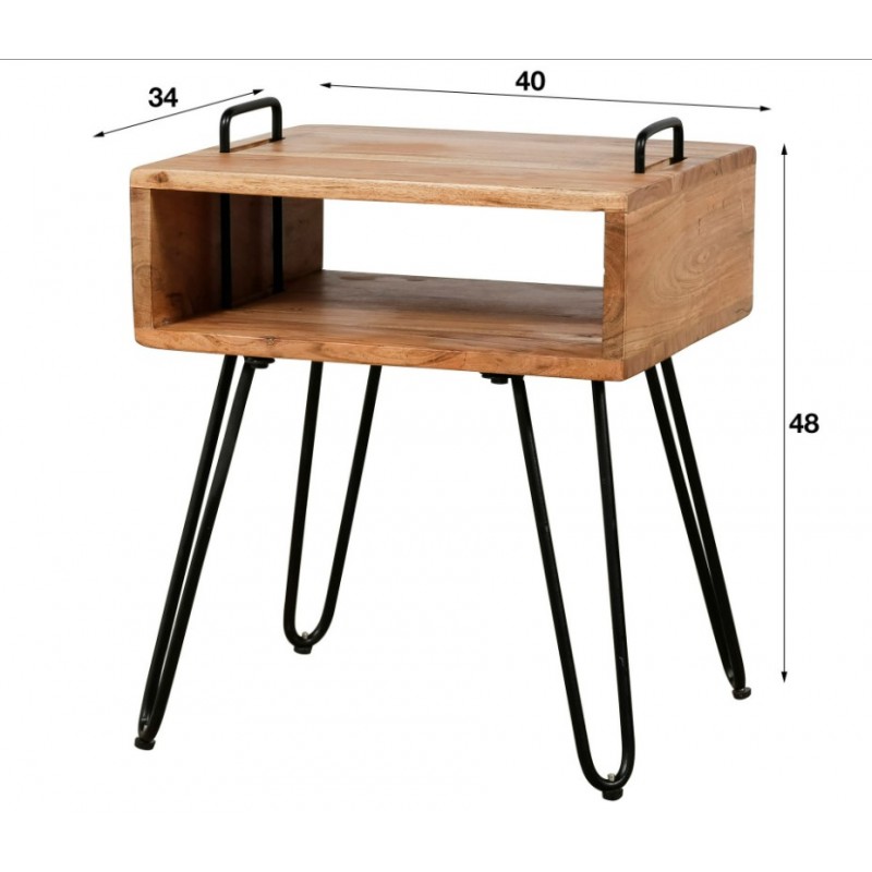 ZI Bedside table Quadro